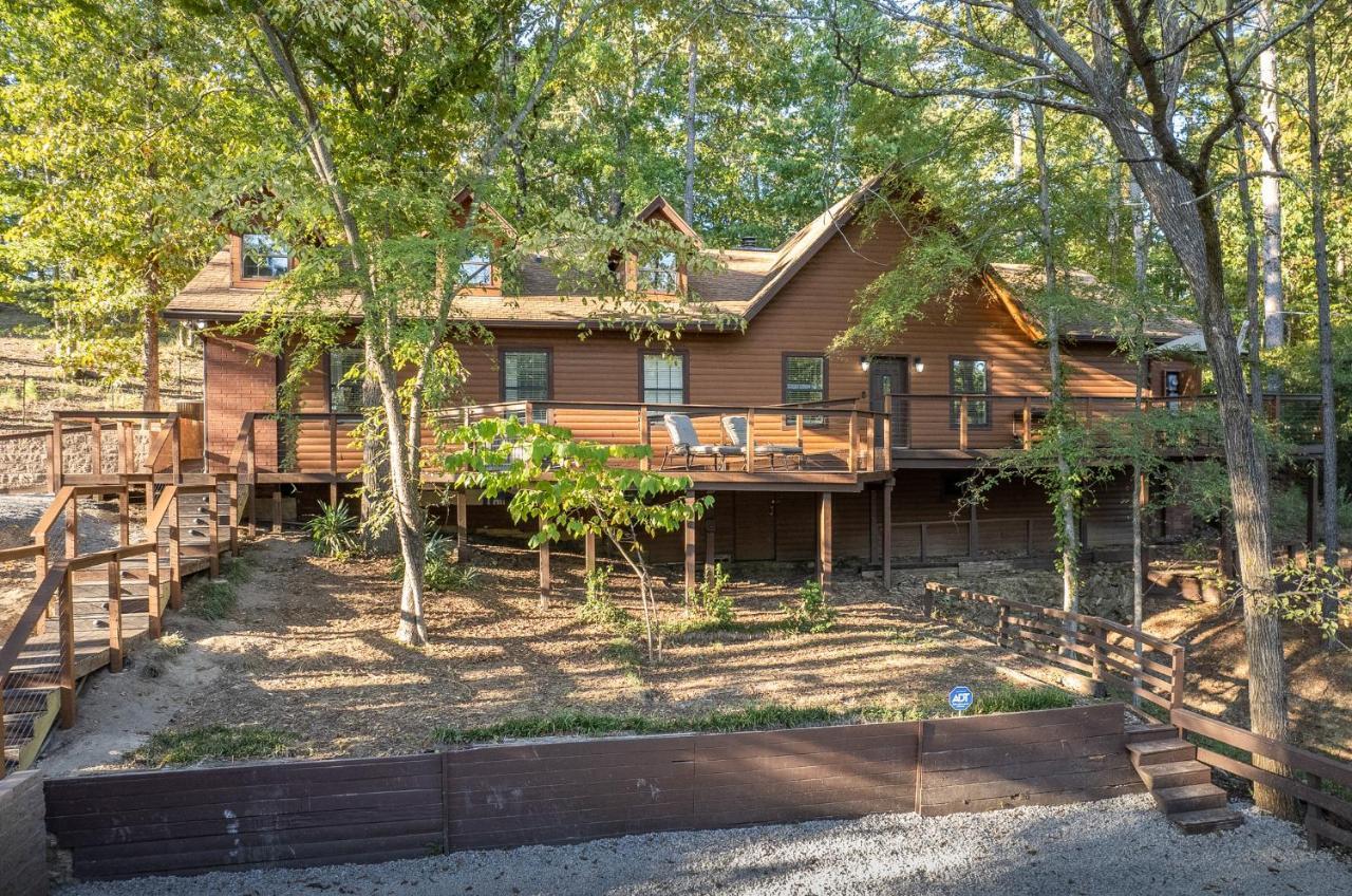 Luxury Rock Creek Cabin W Deck By Lake Hamilton Hot Springs Exterior photo
