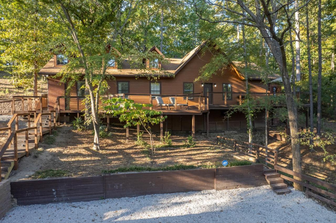 Luxury Rock Creek Cabin W Deck By Lake Hamilton Hot Springs Exterior photo